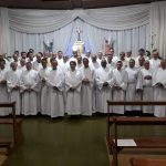 Nos dias 27 e 28 de setembro de 2019 a Diocese de Vacaria viveu a 43ª Assembleia Diocesana de Pastoral, como um importante momento de avaliar e planejar a caminhada diocesana, de modo sinodal e com ampla participação. Segundo Padre Rene Antonio Zanandréa, coordenador de pastoral da Diocese de Vacaria, “a 43ª Assembleia Diocesana de Pastoral se destacou pelo grande número de participantes, beirando 150 pessoas, vindas das paróquias, pastorais, movimentos eclesiais e sociais”.